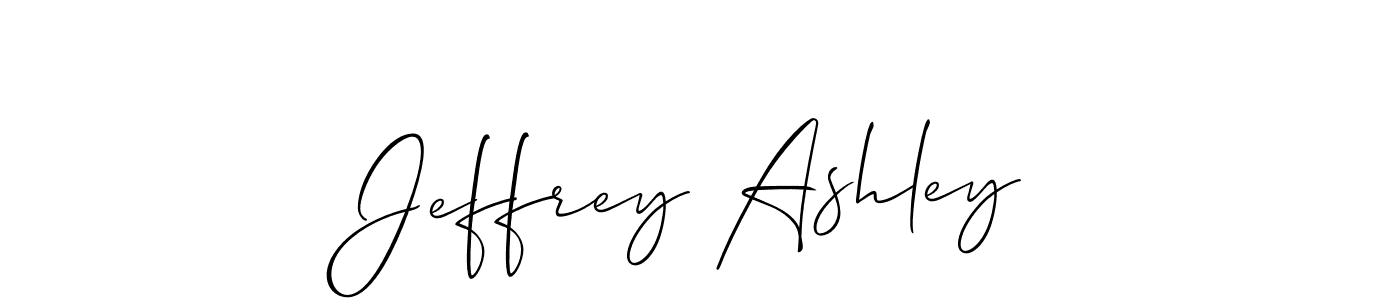 Make a short Jeffrey Ashley signature style. Manage your documents anywhere anytime using Allison_Script. Create and add eSignatures, submit forms, share and send files easily. Jeffrey Ashley signature style 2 images and pictures png