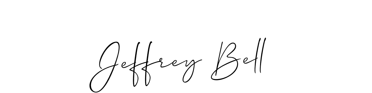 How to make Jeffrey Bell name signature. Use Allison_Script style for creating short signs online. This is the latest handwritten sign. Jeffrey Bell signature style 2 images and pictures png