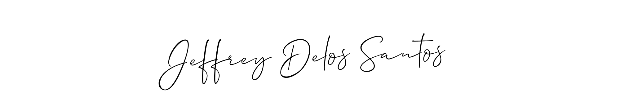 Also we have Jeffrey Delos Santos name is the best signature style. Create professional handwritten signature collection using Allison_Script autograph style. Jeffrey Delos Santos signature style 2 images and pictures png