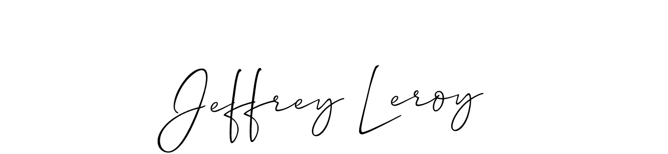 Also You can easily find your signature by using the search form. We will create Jeffrey Leroy name handwritten signature images for you free of cost using Allison_Script sign style. Jeffrey Leroy signature style 2 images and pictures png