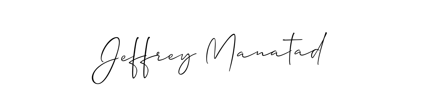 Check out images of Autograph of Jeffrey Manatad name. Actor Jeffrey Manatad Signature Style. Allison_Script is a professional sign style online. Jeffrey Manatad signature style 2 images and pictures png
