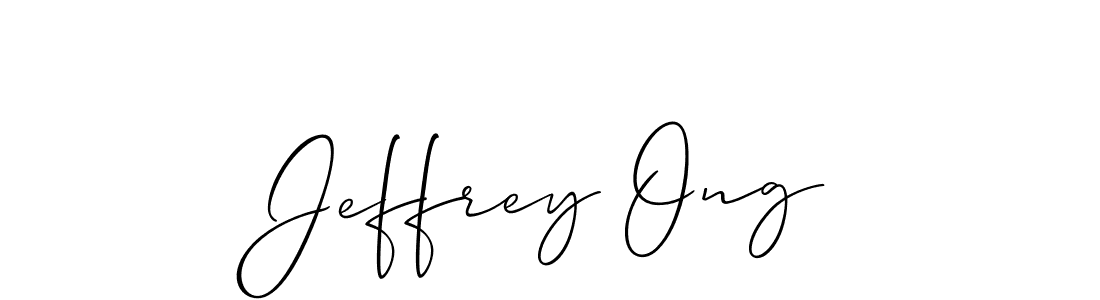 How to make Jeffrey Ong signature? Allison_Script is a professional autograph style. Create handwritten signature for Jeffrey Ong name. Jeffrey Ong signature style 2 images and pictures png