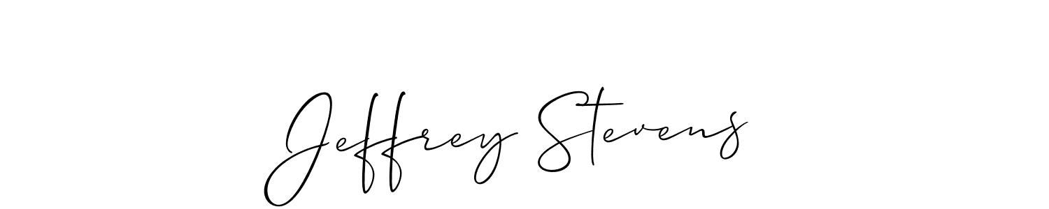 How to make Jeffrey Stevens signature? Allison_Script is a professional autograph style. Create handwritten signature for Jeffrey Stevens name. Jeffrey Stevens signature style 2 images and pictures png