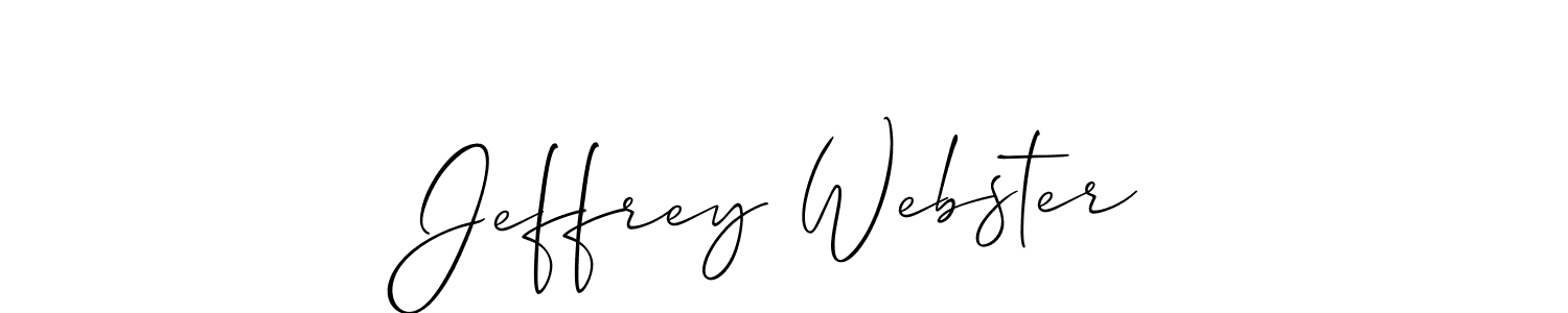 How to Draw Jeffrey Webster signature style? Allison_Script is a latest design signature styles for name Jeffrey Webster. Jeffrey Webster signature style 2 images and pictures png