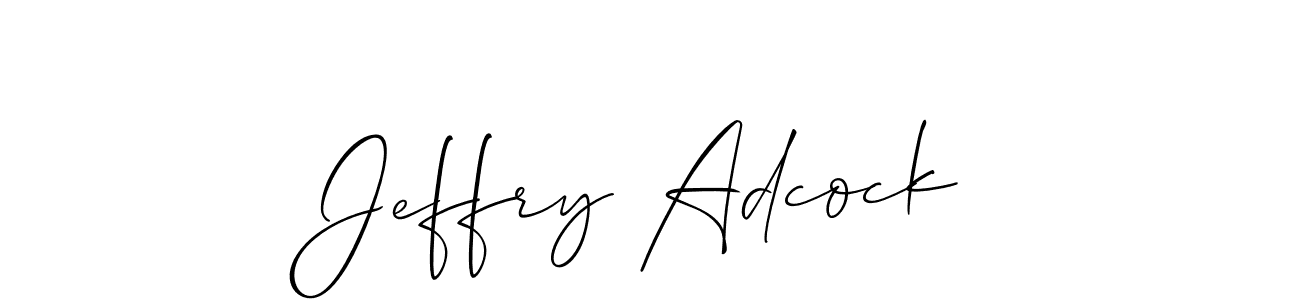 Make a beautiful signature design for name Jeffry Adcock. Use this online signature maker to create a handwritten signature for free. Jeffry Adcock signature style 2 images and pictures png