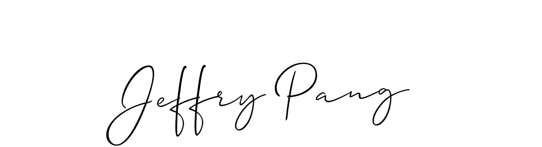 You can use this online signature creator to create a handwritten signature for the name Jeffry Pang. This is the best online autograph maker. Jeffry Pang signature style 2 images and pictures png