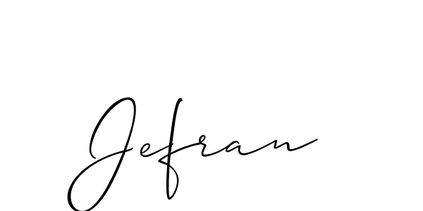 Make a short Jefran signature style. Manage your documents anywhere anytime using Allison_Script. Create and add eSignatures, submit forms, share and send files easily. Jefran signature style 2 images and pictures png