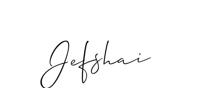 Best and Professional Signature Style for Jefshai. Allison_Script Best Signature Style Collection. Jefshai signature style 2 images and pictures png