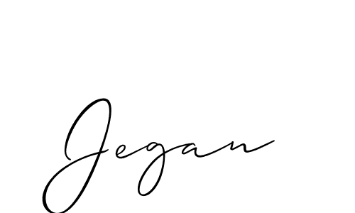 How to make Jegan name signature. Use Allison_Script style for creating short signs online. This is the latest handwritten sign. Jegan signature style 2 images and pictures png