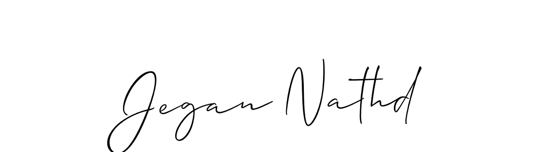 Also You can easily find your signature by using the search form. We will create Jegan Nathd name handwritten signature images for you free of cost using Allison_Script sign style. Jegan Nathd signature style 2 images and pictures png