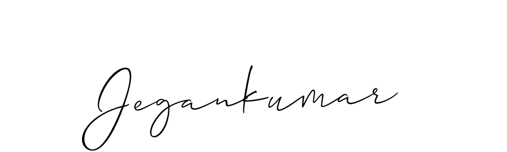 Also we have Jegankumar name is the best signature style. Create professional handwritten signature collection using Allison_Script autograph style. Jegankumar signature style 2 images and pictures png