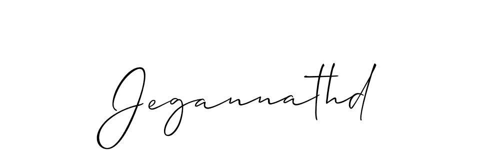 It looks lik you need a new signature style for name Jegannathd. Design unique handwritten (Allison_Script) signature with our free signature maker in just a few clicks. Jegannathd signature style 2 images and pictures png