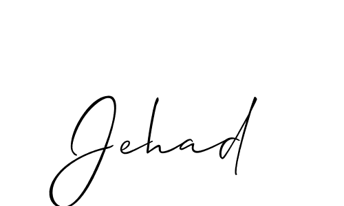 You should practise on your own different ways (Allison_Script) to write your name (Jehad) in signature. don't let someone else do it for you. Jehad signature style 2 images and pictures png