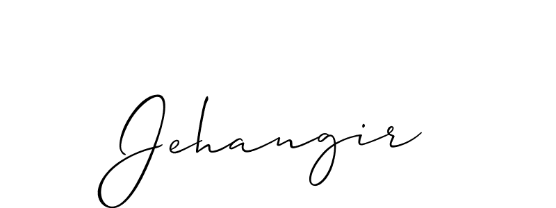 How to make Jehangir signature? Allison_Script is a professional autograph style. Create handwritten signature for Jehangir name. Jehangir signature style 2 images and pictures png