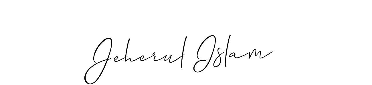 It looks lik you need a new signature style for name Jeherul Islam. Design unique handwritten (Allison_Script) signature with our free signature maker in just a few clicks. Jeherul Islam signature style 2 images and pictures png