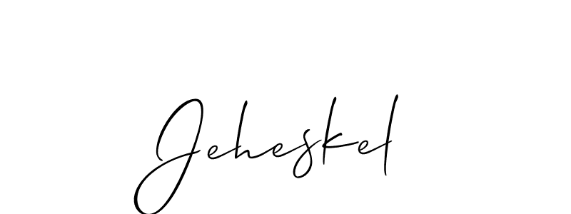 Check out images of Autograph of Jeheskel name. Actor Jeheskel Signature Style. Allison_Script is a professional sign style online. Jeheskel signature style 2 images and pictures png