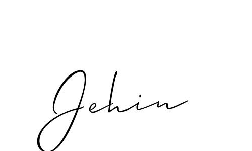 Also we have Jehin name is the best signature style. Create professional handwritten signature collection using Allison_Script autograph style. Jehin signature style 2 images and pictures png