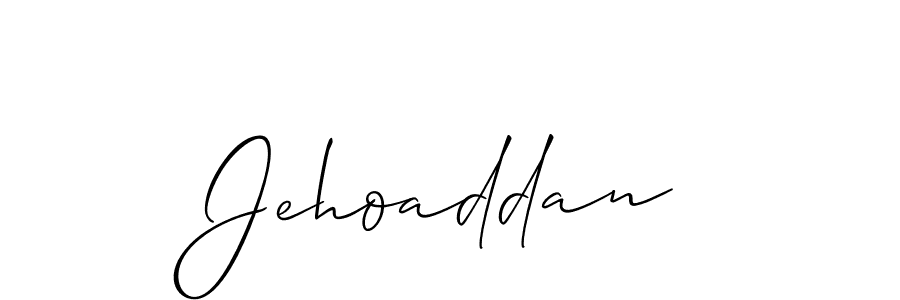 It looks lik you need a new signature style for name Jehoaddan. Design unique handwritten (Allison_Script) signature with our free signature maker in just a few clicks. Jehoaddan signature style 2 images and pictures png