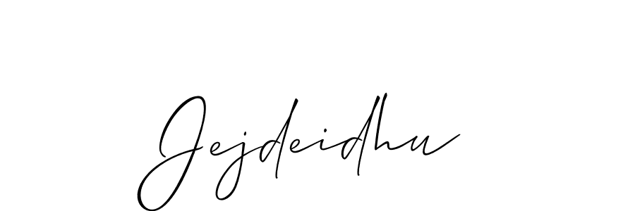 Jejdeidhu stylish signature style. Best Handwritten Sign (Allison_Script) for my name. Handwritten Signature Collection Ideas for my name Jejdeidhu. Jejdeidhu signature style 2 images and pictures png