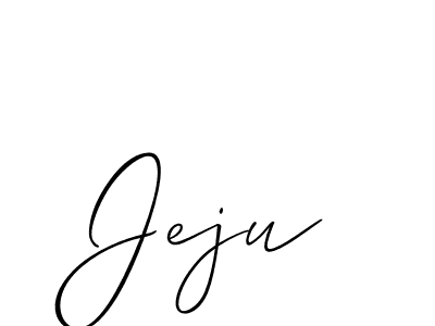 You should practise on your own different ways (Allison_Script) to write your name (Jeju) in signature. don't let someone else do it for you. Jeju signature style 2 images and pictures png