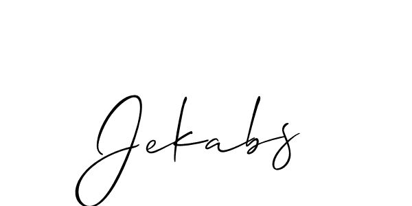 How to make Jekabs name signature. Use Allison_Script style for creating short signs online. This is the latest handwritten sign. Jekabs signature style 2 images and pictures png