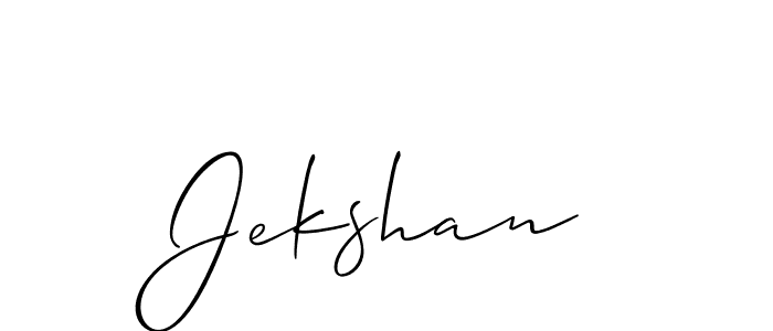 You can use this online signature creator to create a handwritten signature for the name Jekshan. This is the best online autograph maker. Jekshan signature style 2 images and pictures png