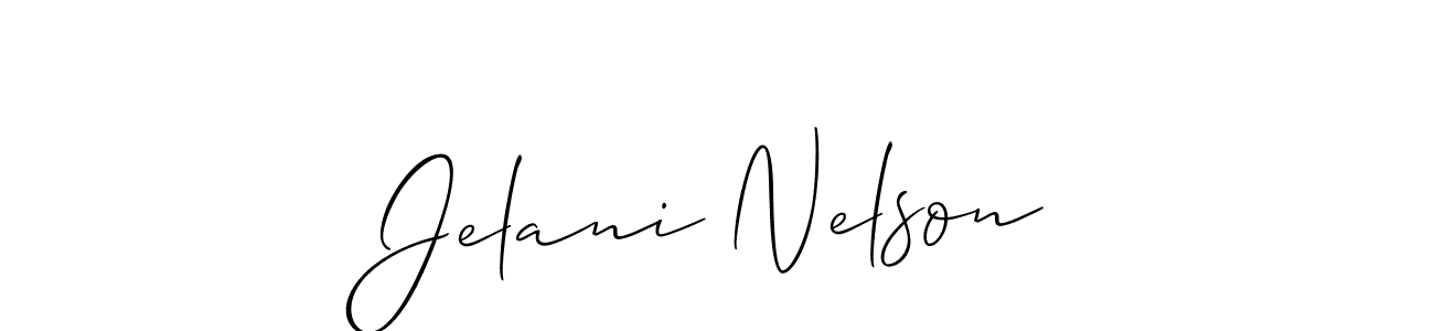 Similarly Allison_Script is the best handwritten signature design. Signature creator online .You can use it as an online autograph creator for name Jelani Nelson. Jelani Nelson signature style 2 images and pictures png