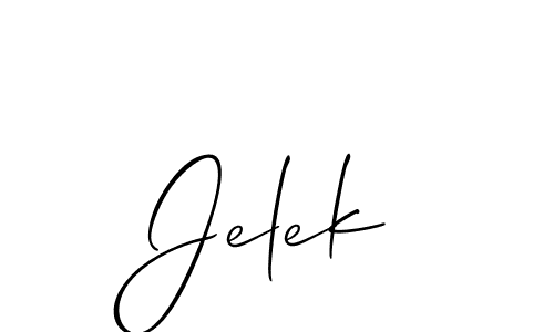 How to make Jelek name signature. Use Allison_Script style for creating short signs online. This is the latest handwritten sign. Jelek signature style 2 images and pictures png