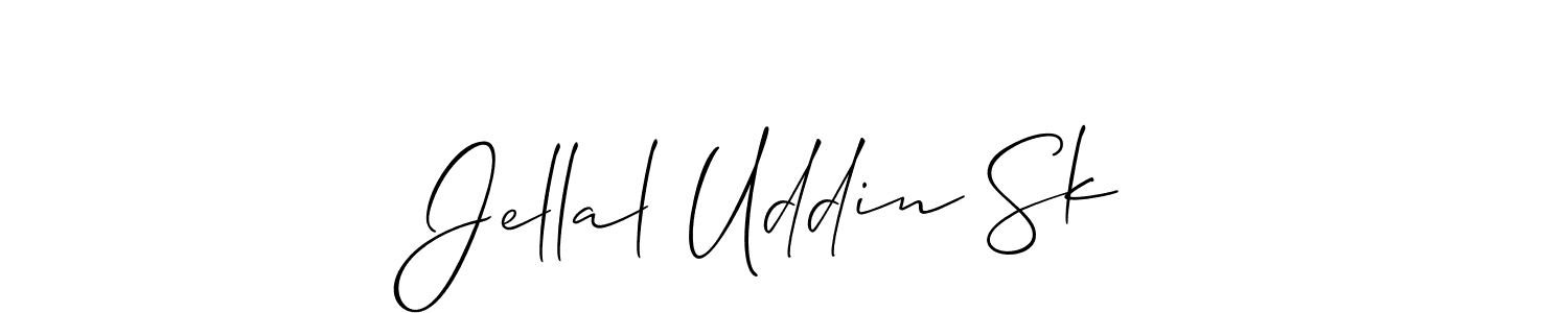 Here are the top 10 professional signature styles for the name Jellal Uddin Sk. These are the best autograph styles you can use for your name. Jellal Uddin Sk signature style 2 images and pictures png