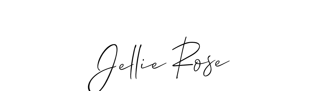 Also You can easily find your signature by using the search form. We will create Jellie Rose name handwritten signature images for you free of cost using Allison_Script sign style. Jellie Rose signature style 2 images and pictures png