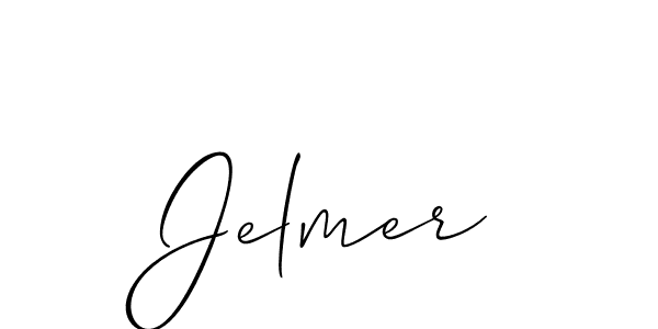 Use a signature maker to create a handwritten signature online. With this signature software, you can design (Allison_Script) your own signature for name Jelmer. Jelmer signature style 2 images and pictures png