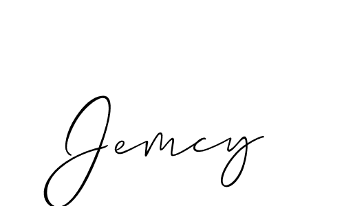 See photos of Jemcy official signature by Spectra . Check more albums & portfolios. Read reviews & check more about Allison_Script font. Jemcy signature style 2 images and pictures png