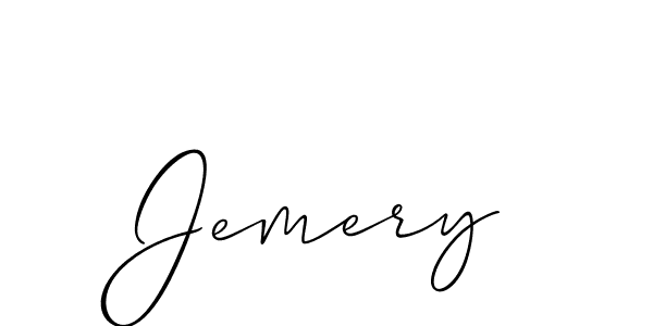 You can use this online signature creator to create a handwritten signature for the name Jemery. This is the best online autograph maker. Jemery signature style 2 images and pictures png