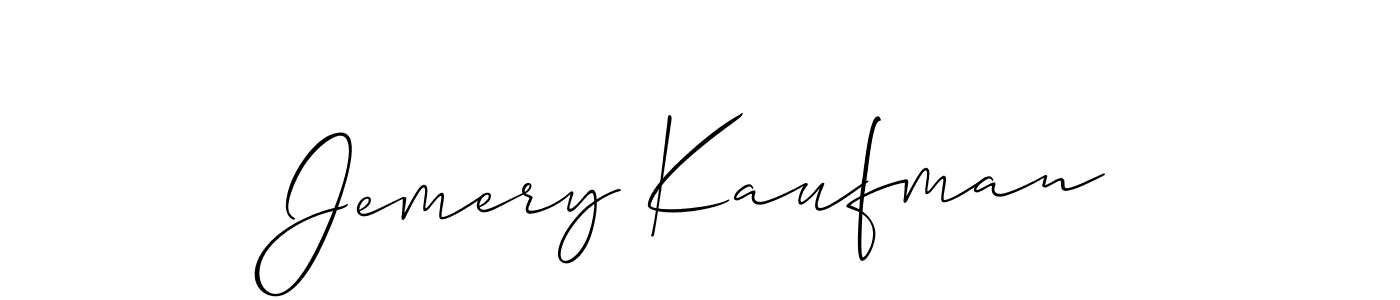 How to Draw Jemery Kaufman signature style? Allison_Script is a latest design signature styles for name Jemery Kaufman. Jemery Kaufman signature style 2 images and pictures png