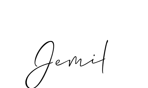 Here are the top 10 professional signature styles for the name Jemil. These are the best autograph styles you can use for your name. Jemil signature style 2 images and pictures png