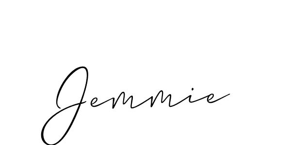 Also You can easily find your signature by using the search form. We will create Jemmie name handwritten signature images for you free of cost using Allison_Script sign style. Jemmie signature style 2 images and pictures png
