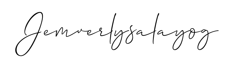 An effortless, minimalist signature concept for Jemverlysalayog using Allison_Script design. Clean lines that look great on any document. Jemverlysalayog signature style 2 images and pictures png