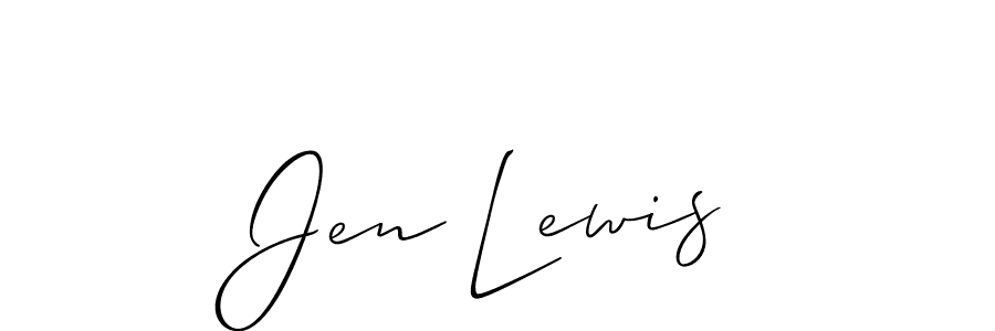 Once you've used our free online signature maker to create your best signature Allison_Script style, it's time to enjoy all of the benefits that Jen Lewis name signing documents. Jen Lewis signature style 2 images and pictures png