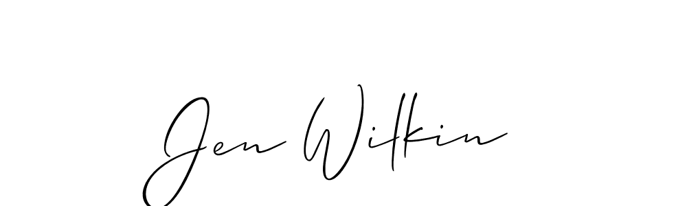 Make a beautiful signature design for name Jen Wilkin. Use this online signature maker to create a handwritten signature for free. Jen Wilkin signature style 2 images and pictures png