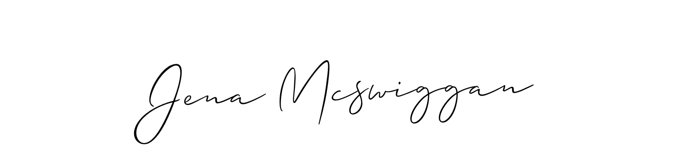 Best and Professional Signature Style for Jena Mcswiggan. Allison_Script Best Signature Style Collection. Jena Mcswiggan signature style 2 images and pictures png