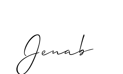 You should practise on your own different ways (Allison_Script) to write your name (Jenab) in signature. don't let someone else do it for you. Jenab signature style 2 images and pictures png