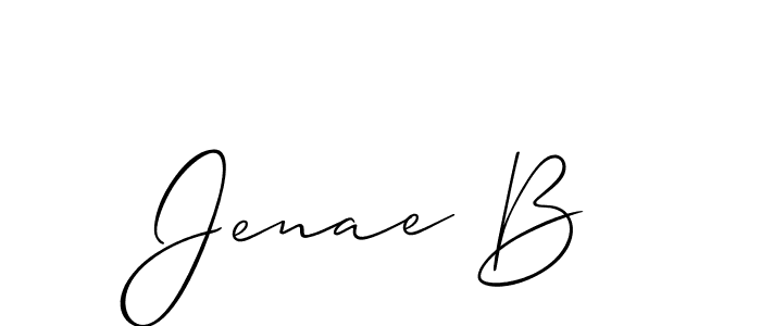 You can use this online signature creator to create a handwritten signature for the name Jenae B. This is the best online autograph maker. Jenae B signature style 2 images and pictures png