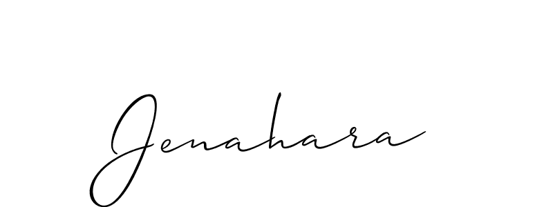 if you are searching for the best signature style for your name Jenahara. so please give up your signature search. here we have designed multiple signature styles  using Allison_Script. Jenahara signature style 2 images and pictures png
