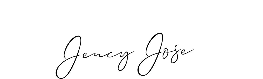 Check out images of Autograph of Jency Jose name. Actor Jency Jose Signature Style. Allison_Script is a professional sign style online. Jency Jose signature style 2 images and pictures png