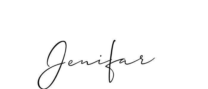 How to Draw Jenifar signature style? Allison_Script is a latest design signature styles for name Jenifar. Jenifar signature style 2 images and pictures png