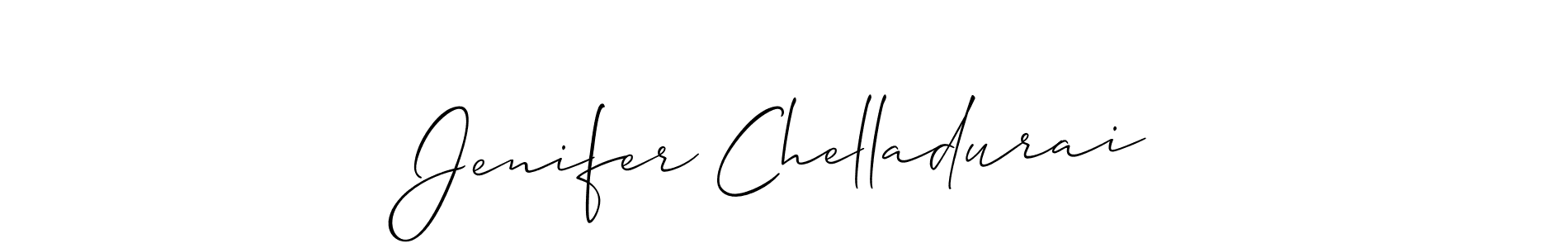 Once you've used our free online signature maker to create your best signature Allison_Script style, it's time to enjoy all of the benefits that Jenifer Chelladurai name signing documents. Jenifer Chelladurai signature style 2 images and pictures png