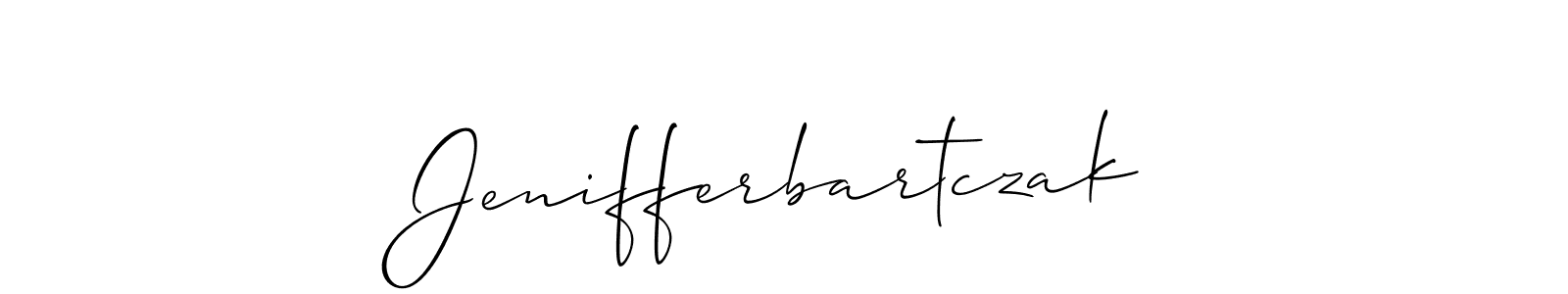 You can use this online signature creator to create a handwritten signature for the name Jenifferbartczak. This is the best online autograph maker. Jenifferbartczak signature style 2 images and pictures png