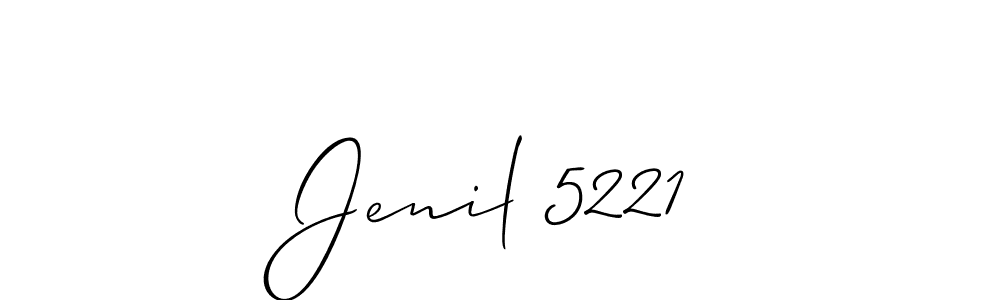You should practise on your own different ways (Allison_Script) to write your name (Jenil 5221) in signature. don't let someone else do it for you. Jenil 5221 signature style 2 images and pictures png
