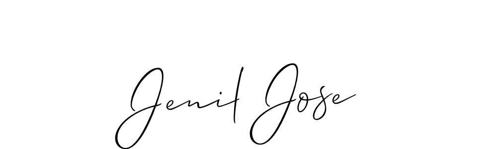 Once you've used our free online signature maker to create your best signature Allison_Script style, it's time to enjoy all of the benefits that Jenil Jose name signing documents. Jenil Jose signature style 2 images and pictures png