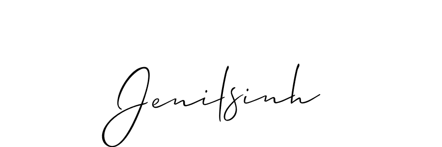 You can use this online signature creator to create a handwritten signature for the name Jenilsinh. This is the best online autograph maker. Jenilsinh signature style 2 images and pictures png